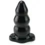 Doc Johnson Triple Ripple Butt Plug - Large - 5.6 in. Long and 2.3 in. Wide - Gradually Widens - Sturdy Flared Base - Anal Toy - Black Doc Johnson Triple Ripple Butt Plug - Large - 5.6 in. Long and 2.3 in. Wide - Gradually Widens - Sturdy Flared Base - Anal Toy - Black