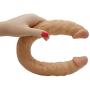 Winzfred Dilo Adùlt Toy for Lesbian 16.54 Inch Silicone Double Sided Dilo for Women Waterproof Flexible Double Dong