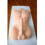 Mens Torso Penis Dolls Safe & Durable Medical Grade Silicone Solidity Dolls Female Masturbation Toys Lifelike Mens Torso 7.1 Inch Penis Sex Toys Sex Doll for Women-Gay(Flesh Male, 20.8 x 13 x 6)