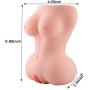 Male Masturbator,Lifelike Pocket Pussy with 3D Realistic Vagina Adult Male Sex Toy for Man Masturbation