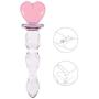 FST Glass Pleasure Wand Heart Shape Crystal Analdildo Butt Plug Masturbator Anal Sex Toys for Women Men Couple