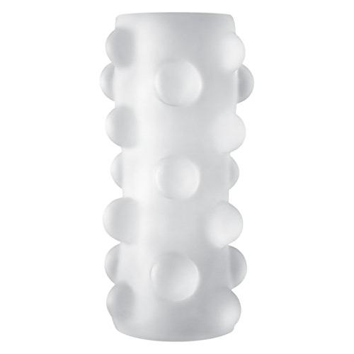 Doc Johnson OptiMALE - ULTRASKYN - Reversible Stroker with Storage Case - Rollerball - Frost