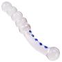 Crystal Glass Plump Beads Style Sex Tease Insert Pleasure Wand Dildo Penis