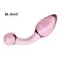 NewMaxer 6 Types Exquisite Pink Crystal Glass Anal Plug Set Glass G-spot Pleasure Anal Dilator Butt Plugs Stimulator