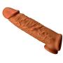 Silicone Penis Sleeve Extender Enlargement Male Chastity Sex Toys Extension Cock Sleeves Dick Sock Reusable Condoms for Men