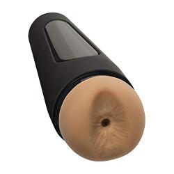 Doc Johnson Man Squeeze - Bear - Squeeze Plate for Precise Pressure - Twist End Cap to Control Suction - Discreet Premium Stroker - Male Masturbator, Vanilla