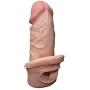 Silicone Reusable Pêŉiš Sleeve Flexible Gláns Sleeve Pêŉiš Enĺargement Extender for Men - King Size