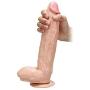 Premium 12 Inch Huge Flesh Dîldɔ Female Waterproof Body Relax Massage Toys