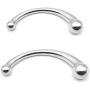 Guiseniour Double Ended Stainless Steel Gspotter Wand Massage Stick Pure Metal Pinis Pspotter Stimulator Anell Plug Dillos Six Toys for Women Men