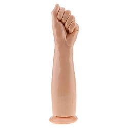NHDY Dî`dɔs Vac-U-Lock Compatible Fist Handles Couple Toys Super Soft and Long Dîldɔ Ergonomic Design Female Waterproof Body Relax Body ONLY Sold by PETBED -