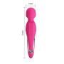 Pretty Love Michael Heating Body Wand - 7 Functions of Vibration - Heatable up to 48 C / 118.4 F Sex Toy, Pink
