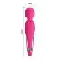 Pretty Love Michael Heating Body Wand - 7 Functions of Vibration - Heatable up to 48 C / 118.4 F Sex Toy, Pink Pretty Love Michael Heating Body Wand - 7 Functions of Vibration - Heatable up to 48 C / 118.4 F Sex Toy, Pink