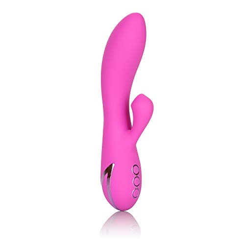 Calexotics SE-4350-45-3 California Dreaming Malibu Minx Silicone Rabbit Vibrator with Suction, Pink