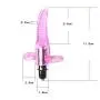 Mini Massager Finger Vibrator Finger Vibe Body Massager for Women - Pink Mini Massager Finger Vibrator Finger Vibe Body Massager for Women - Pink