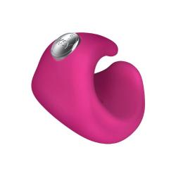 Jopen Jopen Key Pyxis Silicone Finger Massager Waterproof, Pink