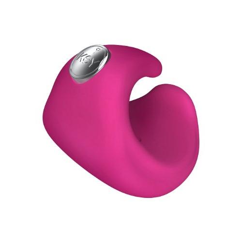 Jopen Jopen Key Pyxis Silicone Finger Massager Waterproof, Pink
