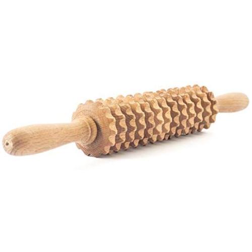 Tuuli Accessories Anti Cellulite Massage Roller Tool Massager Maderotherapy Wooden 15.7 inches