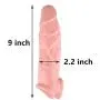 Reusable Sleeve for Men Realistico Extender Enlargement 9 INCH Large