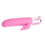 Wytinug Toy 12 Vibrant and 4 Rotation Modes G-Sport Rabbit Vibe with Bunny Ears, Realistic Shaft and Pleasure Beads for Women Bedroom Game