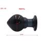 NVXYP Black Medical Glass Anâl Plùg Massager Toy