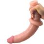 MLSice Unisex Huge Big Anal Dildo Handle Butt Plug Big Long Penis Anal Plug Manhandler Penis Massage Anus Vaginal Stimulate Gay Erotic Toy Sex Shop 12 Inch - Flesh