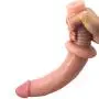 MLSice Unisex Huge Big Anal Dildo Handle Butt Plug Big Long Penis Anal Plug Manhandler Penis Massage Anus Vaginal Stimulate Gay Erotic Toy Sex Shop 12 Inch - Flesh