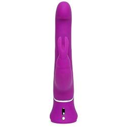 Happy Rabbit Beaded G Spot Rechargeable Rabbit Purple