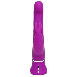 Happy Rabbit Beaded G Spot Rechargeable Rabbit Purple