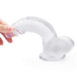 Lfcmf 7.87 inches Ultra-Realistic Large Suction Cup Ladies Massage