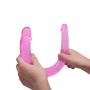 LXWMF 42cm Double Sided Big Toy Real Feel Soft Flexible Double Head Massage Safe PVC