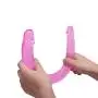 LXWMF 42cm Double Sided Big Toy Real Feel Soft Flexible Double Head Massage Safe PVC