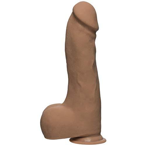 Doc Johnson The D - Master D - 10.5 Inch with Balls - ULTRASKYN - 10.5" Long and 3" Wide - Strong Suction Cup Base - O-Ring Harness Compatible Dildo, Caramel Doc Johnson The D - Master D - 10.5 Inch with Balls - ULTRASKYN - 10.5" Long and 3" Wide - Strong Suction Cup Base - O-Ring Harness Compatible Dildo, Caramel