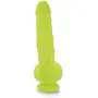 Lickerlish SPATTS 8.5" Premium Silicone Dildo Neon Green with Suction Cup