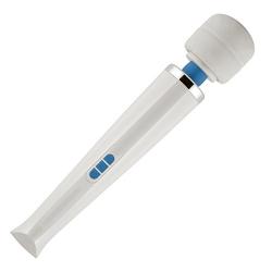 SYU Wand Massager Handheld Massager Electric Massager Personal Body Massager Cordless USB Rechargeable Pain Relief with 10 Powerful Speeds 20 Wave Pulsations (White)