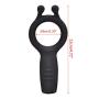 ABBY -J Vibranting Pennis Ring with Ring 7 Vibrantion Modes Rechargeable Double Cook Ring Vibrantor