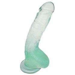 Dicks Black Realistic Dillo Massager with Suction Cup-Can Relieve Stressful Body 9.7 inches （G2) 908