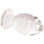 Eastern Delights Rock The Hell Huge Glass Butt Plug,G-spot Crystal Anal Plug Bum Plug Pleasure Wand Anal Trainer Sex Toy (Extra Large)