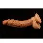 Penis Sleeve Reusable Condoms for Men Penis Enlargement Delay Ejacuation Trainer Penisring Condones Safer (B2)