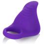 Calexotics SE-0077-75-3 Silicone Rechargeable Remote 12 Function Vibrating Waterproof Pleasure Ring, Purple