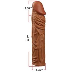 Couple Membrum Penis Case Cover Dick Overstriking Erection Ipsism Sexual Intrest Stick Wand Fun Rod Sleeve