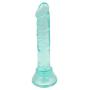 JSCRlove 6 Inch Soft Díldɔ Women Skin-Friendly Relax Massager Real Feel Toy with Strong Base,Transparent Green Women Socks