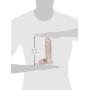 Doc Johnson Vac-U-Lock - The Realistic Cock - 8 Inch - F-Machine and Harness Compatible Dildo - Vanilla