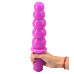 X-R 12 Inch Anall Beads Pleasing Toys XL Dilatador Anaels Plug for Men Women Anall Plug, Purple Waterproof