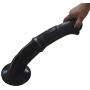 FAAK Big Horse Dildo Animal Style Large Head Adult Sex Toy (Black)