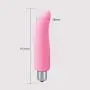Vibrator, Oomph! 4 Inch Silicone Waterproof Vibration Massager 16 Modes Curved Tip Magic Wand Vibrator Sexy Toy - Pink Vibrator, Oomph! 4 Inch Silicone Waterproof Vibration Massager 16 Modes Curved Tip Magic Wand Vibrator Sexy Toy - Pink