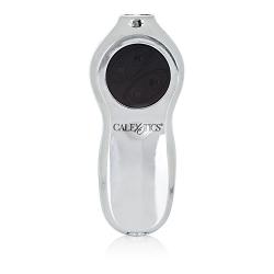 CalExotics Sterling Collection - Remote Control For Vibrating Bullets - Sex Toys for Couples - Adult Egg Vibe Massager Controller - Silver