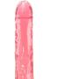 Doc Johnson Crystal Jellies - Jr. Double Dong - 12 Inch - Double Sided Dildo - Pink