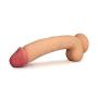 Healthy Vibes Big Dick Dirk Dildo the Porn Star Molded Huge 11.5 Inch Realistic Flesh Lifelike Penis with Suction Cup, Strap On Sex Toy Dong for Men, Women & Couples