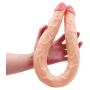 JSCRlove 21.56 Inch Soft-Double Headed Dildɔs Flesh Realistic Dual Density Toy Women Realistic Soft Suction Cup Women Socks