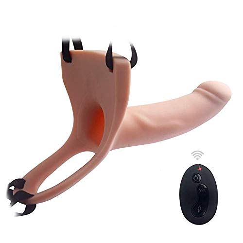 JRZDFXS Pegging Strap ons Remote Control Electric Stráp-On for Men - Adjust Size for Female Beginner (Color : Beige)